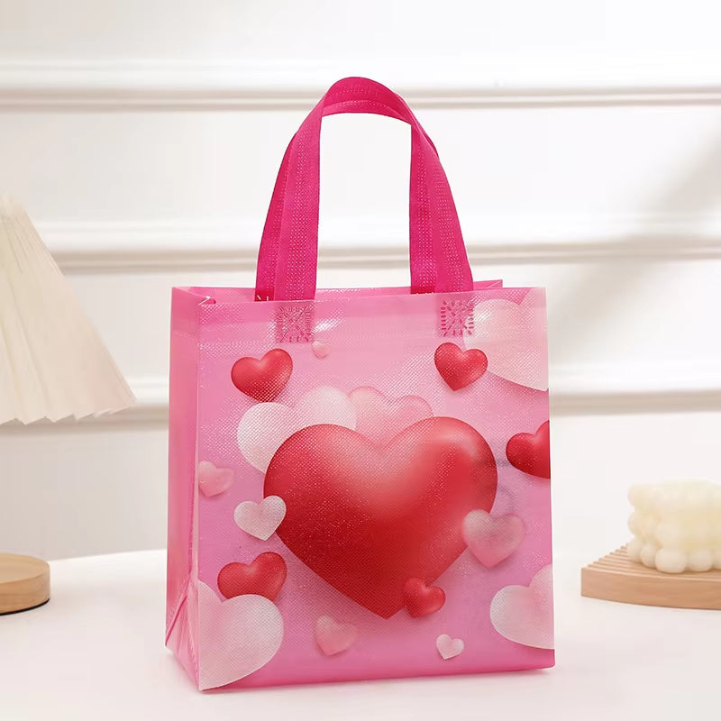 Valentine'S Day Tote Bag Valentine'S Day Non Woven Gift Bags Gift Packaging Waterproof Tote Bags Valentine'S Day Gift Decoration