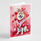 Akita My Valentine Greeting Cards Pack of 8