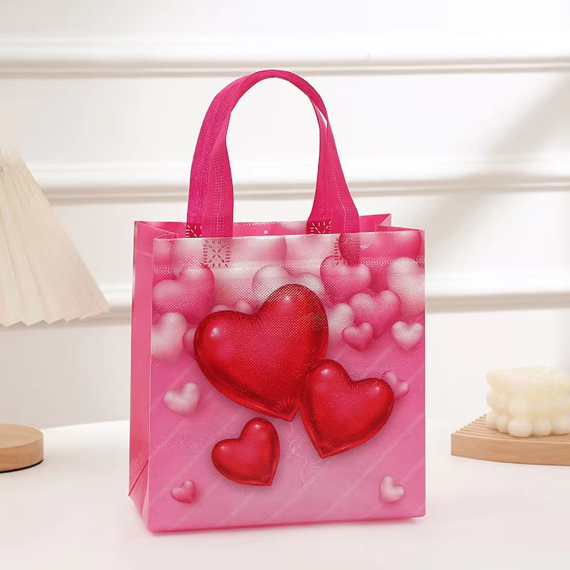 Valentine'S Day Tote Bag Valentine'S Day Non Woven Gift Bags Gift Packaging Waterproof Tote Bags Valentine'S Day Gift Decoration